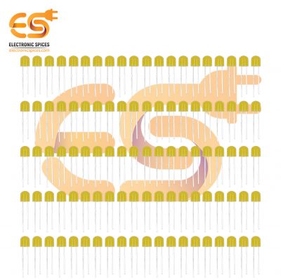 9V LED 360 Degree Pixel Led Straw Hat 4.8mm Yellow Pack of 100 pcs